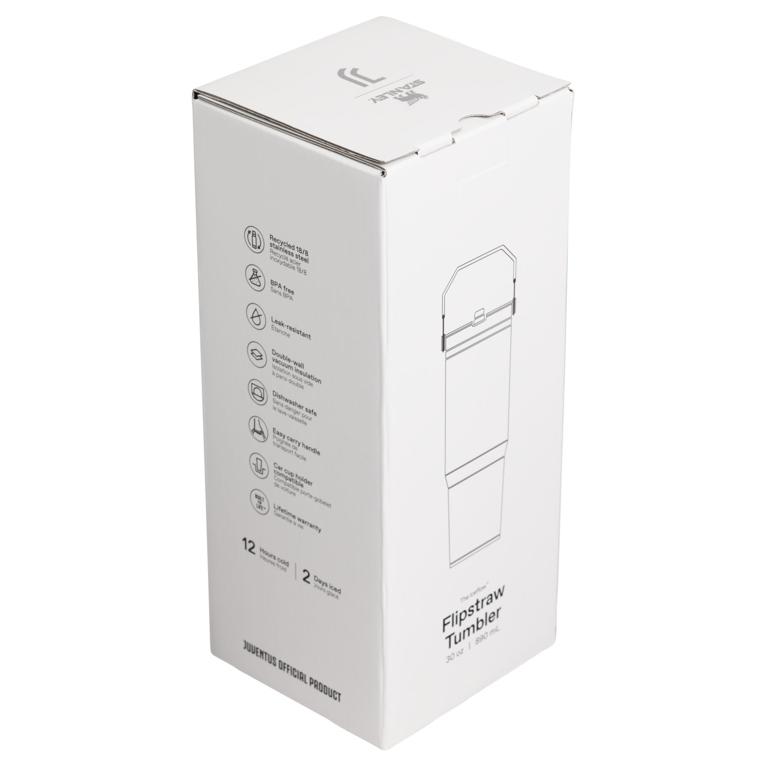 Stanley 1913 x Juventus The IceFlow Flip Straw 2.0 Tumbler | 30 OZ - Image 5